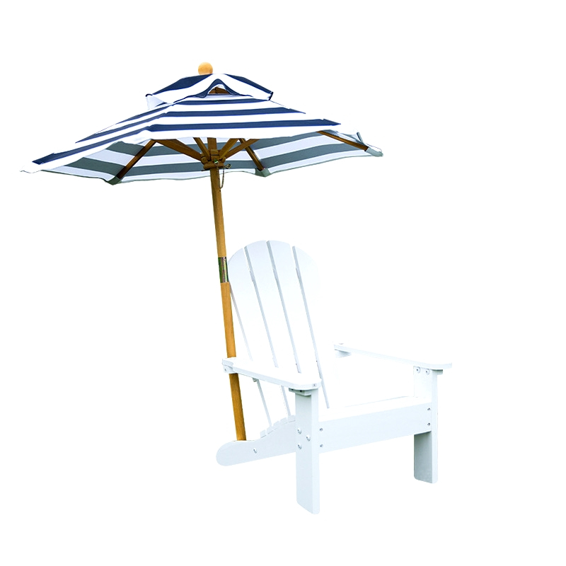Kids Outdoor Umbrella Chair - 子供用ビーチチェア（傘付き） - 軽量リクライニング＆スツール（アウトドアキャンプ用）