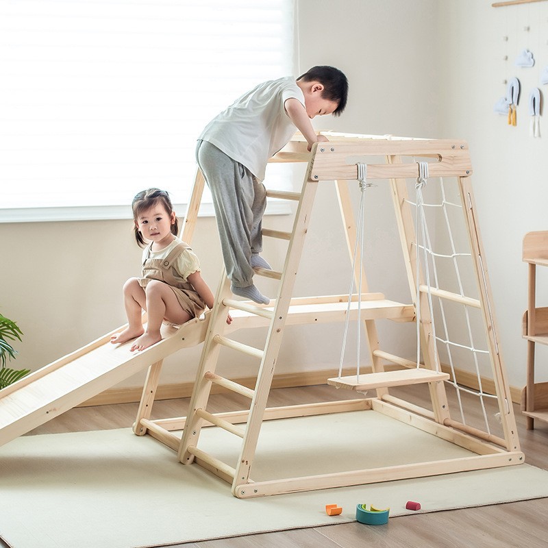 Kids Outdoor Jungle Gym - ジャングルジム キッズ アウトドア ソリッド ベビー感覚トレーニング クライミングフレーム