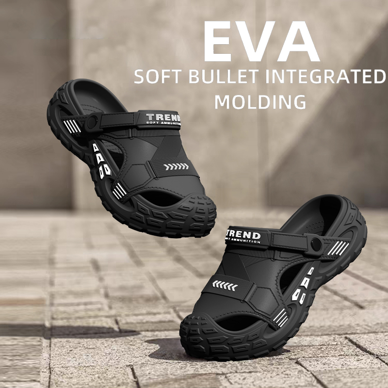 Kids Outdoor Shoes - メンズアウトドアサマーウェアラブルクロッグシューズ滑り止め通気性防臭滑り止めサンダル
