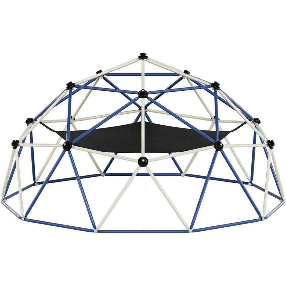 Kids Outdoor Dome Climber - ClimDome、10Tドームクライマー（ハンモック付き）、屋外用ジャングルジムまたは子供用、最大1,000ポンドのジャングルジムに対応、錆びにくい、組み立て簡単
