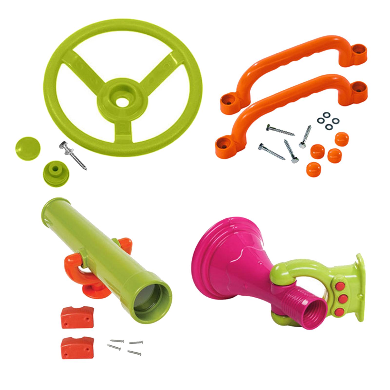 Kids Outdoor Jungle Gym - 4ピース ジャングルジム キングダム プレイグラウンド アクセサリーパーツ 屋外遊具