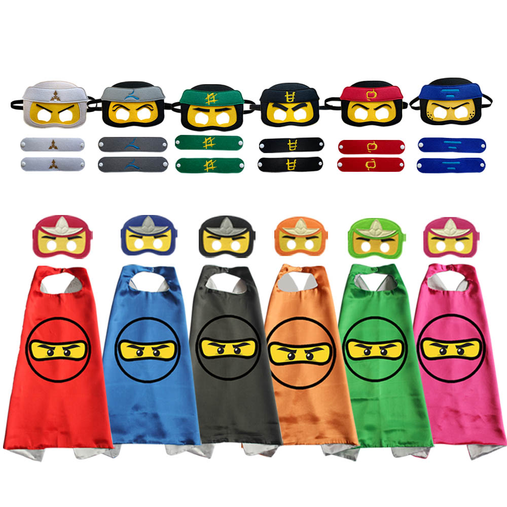 Kids Outdoor Ninja Equipment - 忍者少年の誕生日マント パーソナライズされた誕生日ケープ ユニークな少年マント ユニークな誕生日スーパーヒーローケープ 忍者キッズケープ