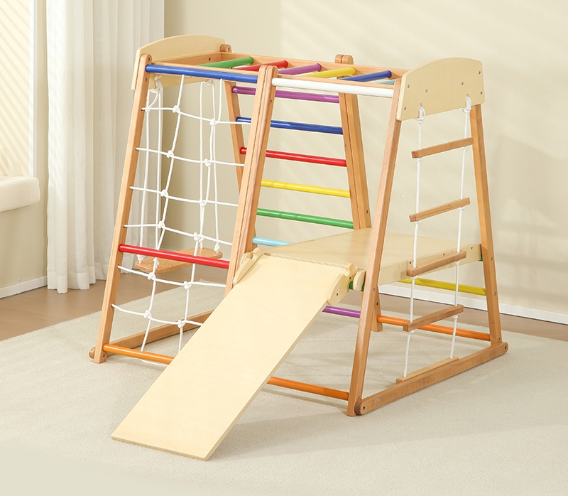 Kids Outdoor Jungle Gym - ジャングルジム キッズ 屋内外兼用 モンテッソーリ クライミングジム 7