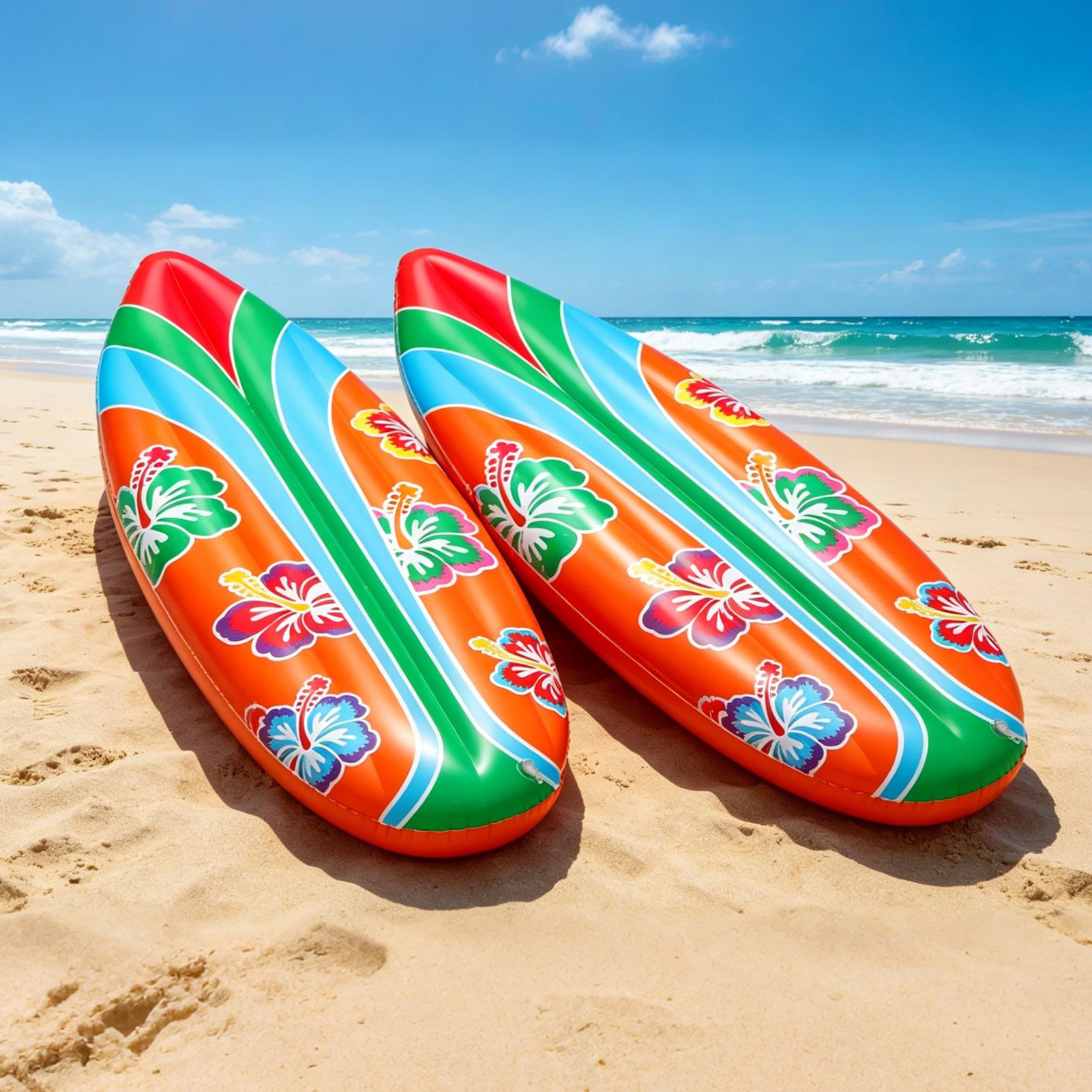ブローアップサーフボード 2ピース プールトイ サーフボード - Kids Outdoor Pool のレビューと価格