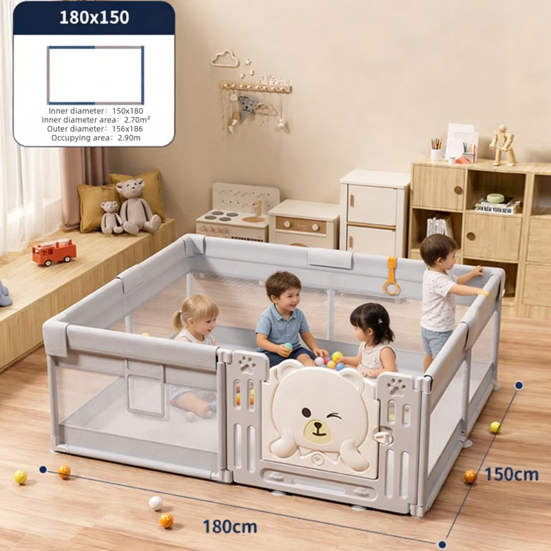 IMBABY 180x150cm ベビープレイペン かわいい - Kids Outdoor Fence のレビューと価格