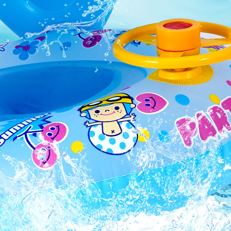 水フローティング水泳リング ステアリングホイール付き 夏 屋 - Kids Outdoor Nature Toys のレビューと価格