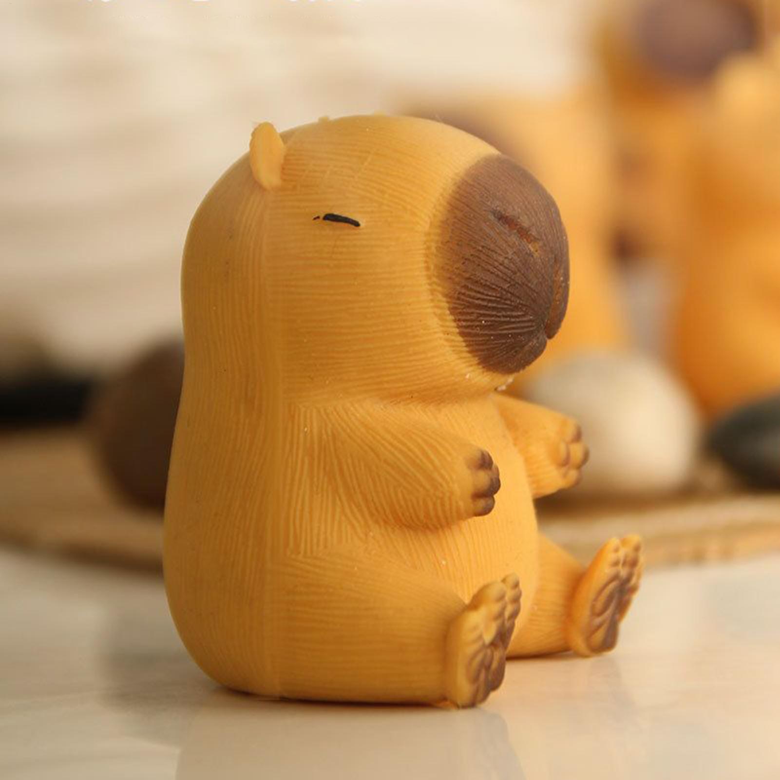 ゆっくりと反発するスクイーズ玩具 かわいい茶色のカピバラ ス - Kids Outdoor Nature Toys のレビューと価格