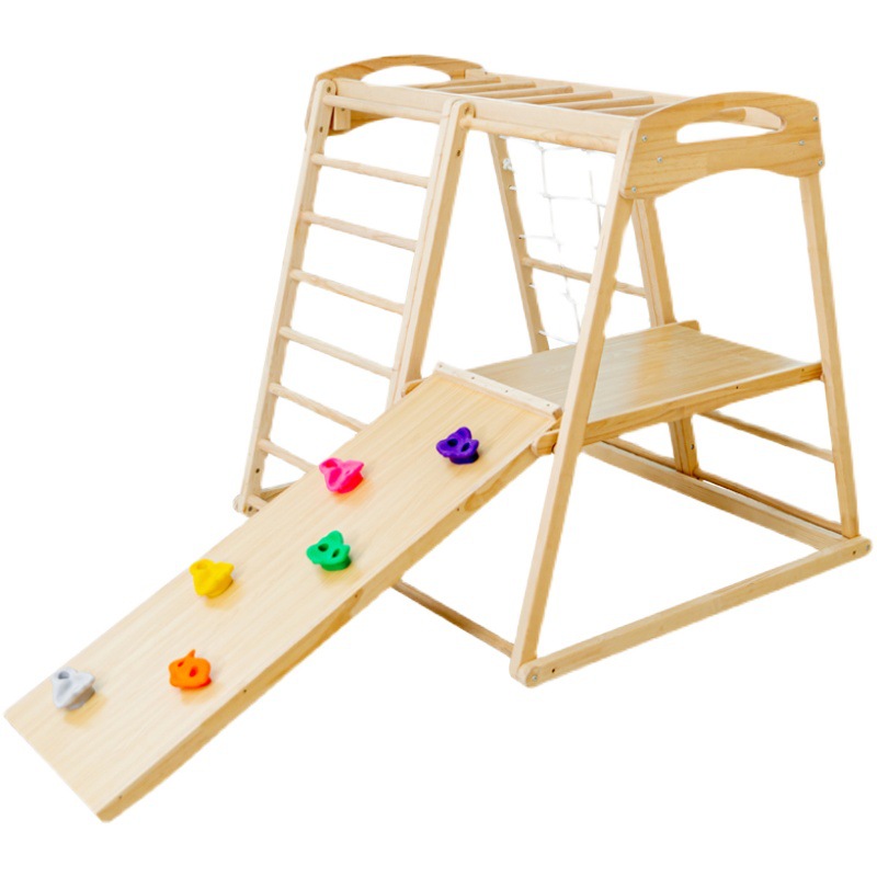 ジャングルジム キッズ 屋外用 子供用 室内用 木製滑り台  - Kids Outdoor Jungle Gym のレビューと価格