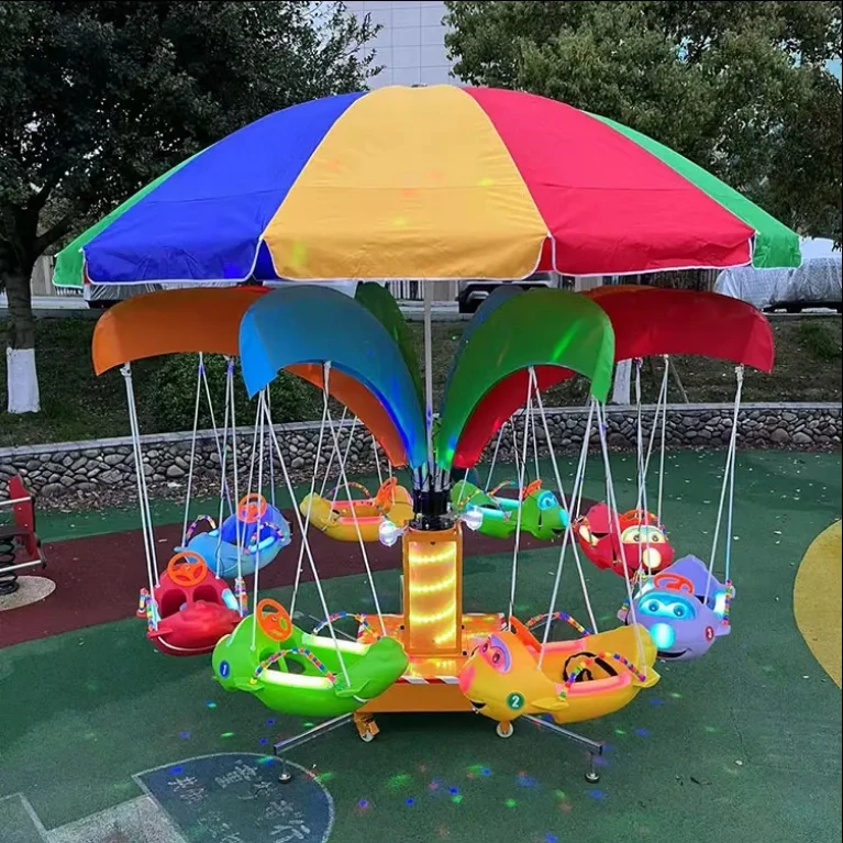 2026年式スイングチェアミニメリーゴーランド子供用回転木馬 - Kids Outdoor Merry Go Round のレビューと価格