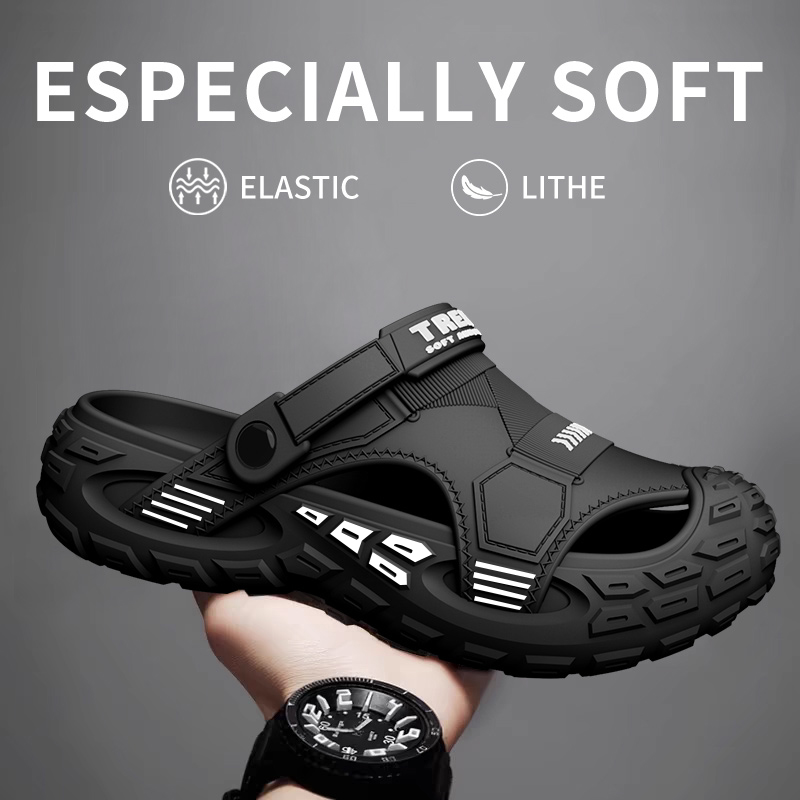 メンズアウトドアサマーウェアラブルクロッグシューズ滑り止め通 - Kids Outdoor Shoes のレビューと価格