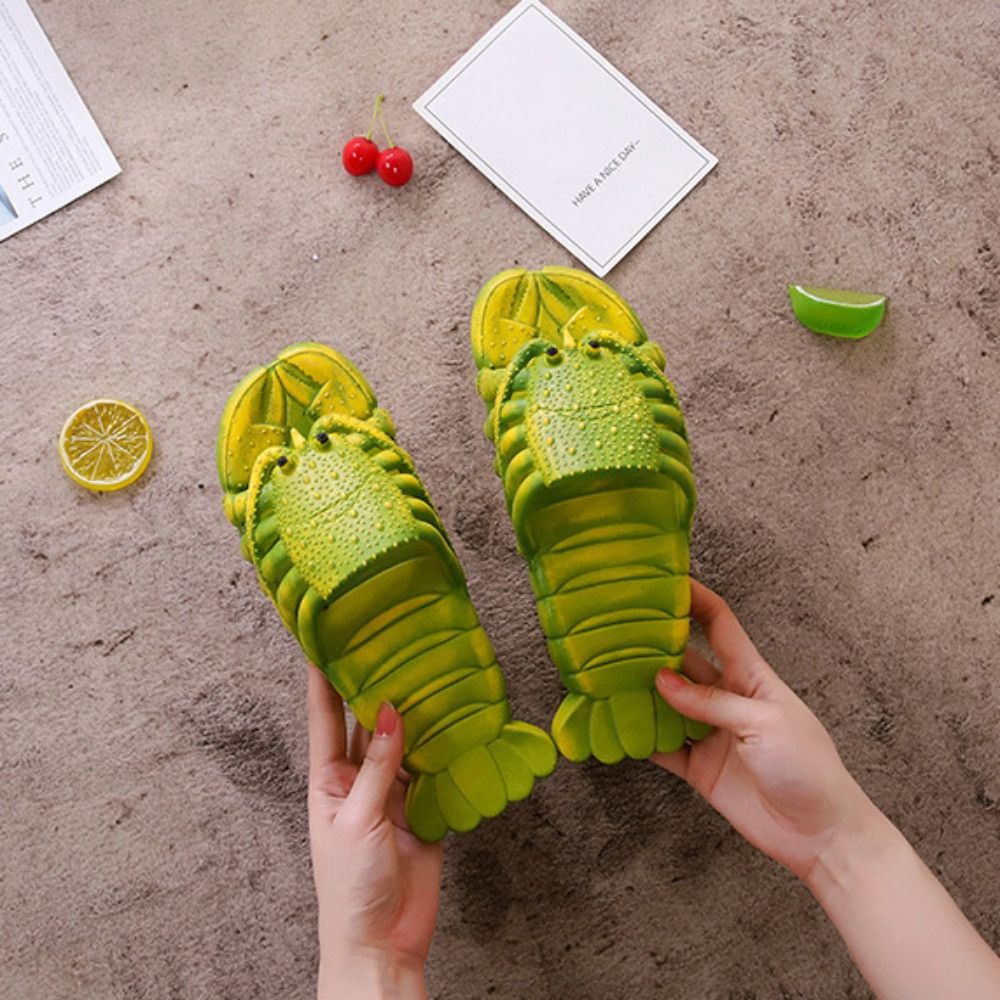 ユニークな漫画風ロブスタースリッパ、柔らかいPVC素材、滑り - Kids Outdoor Shoes のレビューと価格