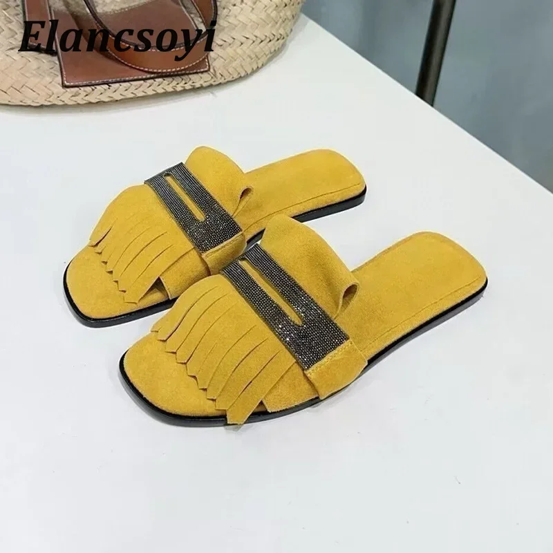 メタルストリングビーズ装飾キッズスエードタッセルフラットボト - Kids Outdoor Shoes のレビューと価格