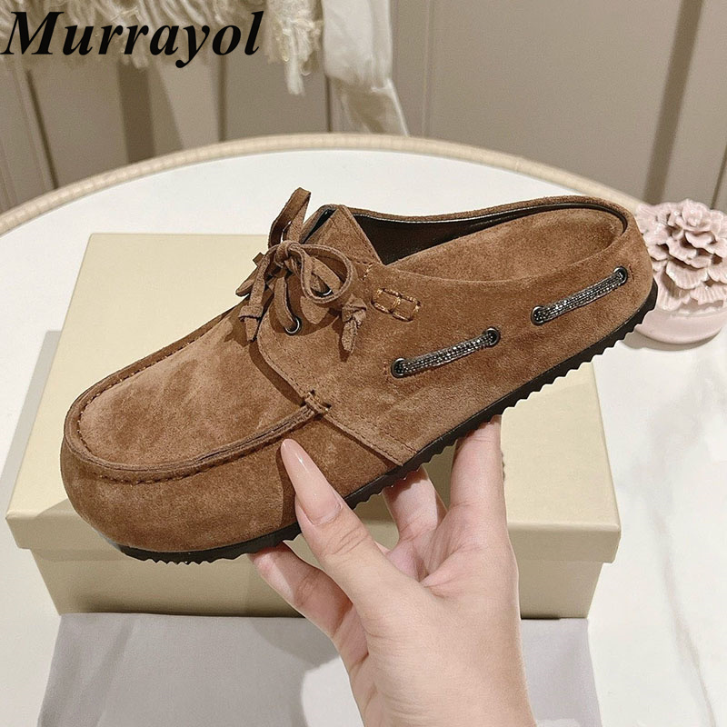 レイジーミュールズ レディース カウスエード クロスストラッ - Kids Outdoor Shoes のレビューと価格