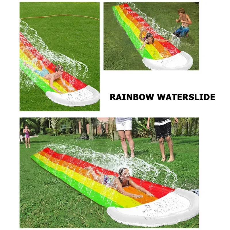 夏の屋外用インフレータブル水遊びおもちゃ ウォータースライド - Kids Outdoor Pool のレビューと価格