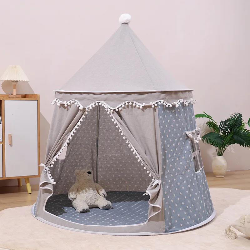 子供用大型ティピーテント 折りたたみ式おもちゃテント 城 子 - Kids Outdoor Fence のレビューと価格
