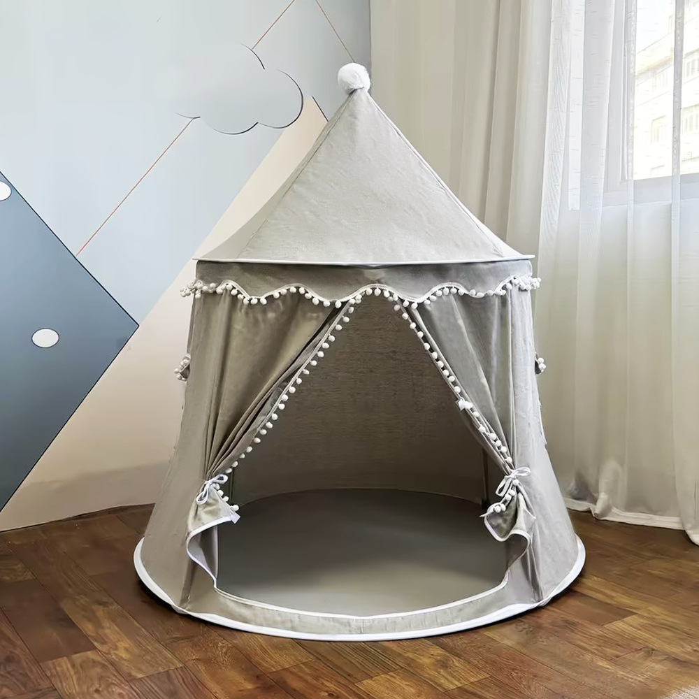 子供用大型ティピーテント 折りたたみ式おもちゃテント 城 子 - Kids Outdoor Fence のレビューと価格