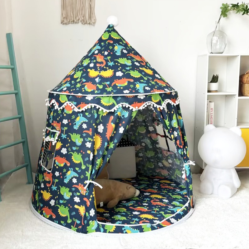 子供用大型ティピーテント 折りたたみ式おもちゃテント 城 子 - Kids Outdoor Fence のレビューと価格