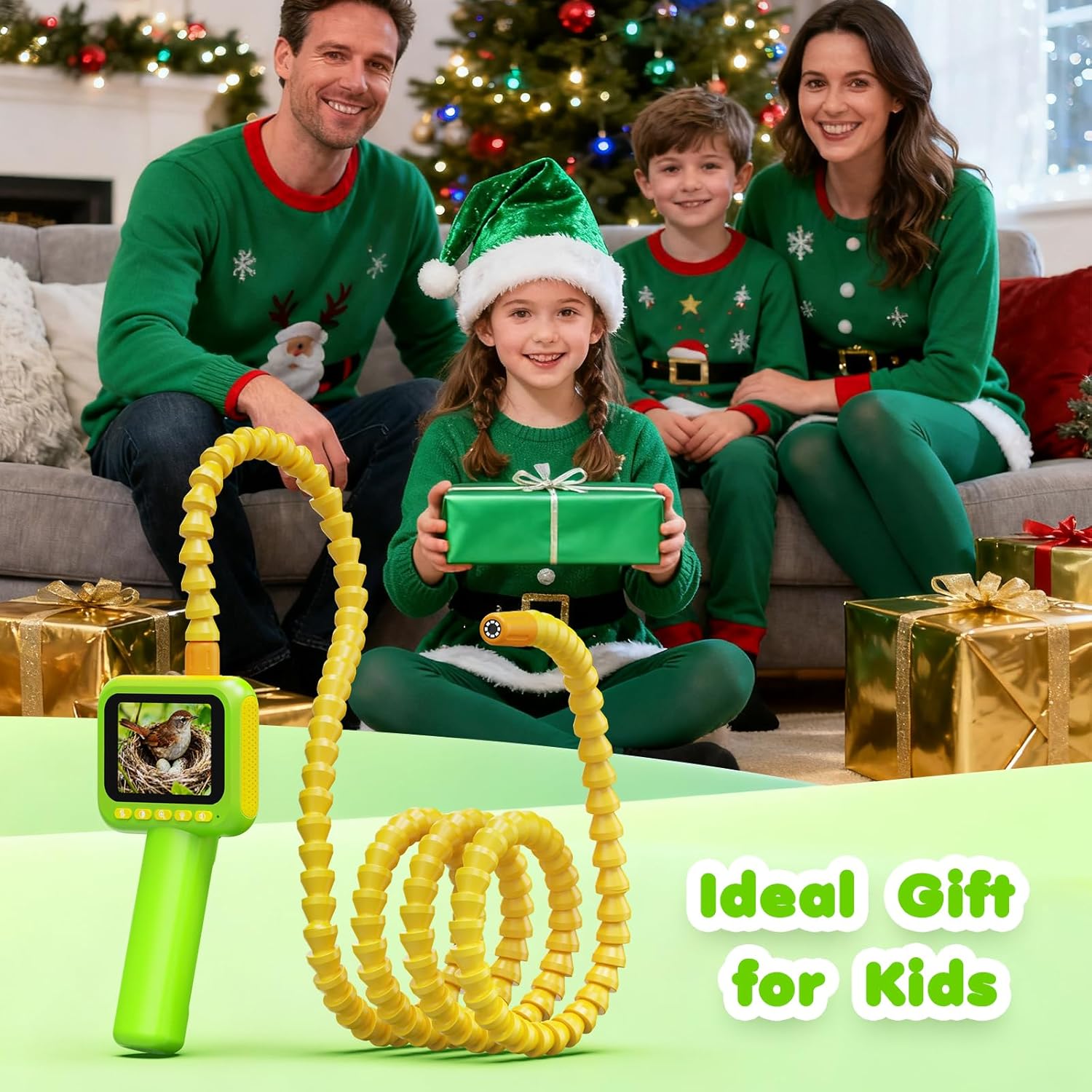 子供用内視鏡、ライト付きボアスコープスネークカメラおもちゃ、 - Kids Outdoor Nature Toys のレビューと価格