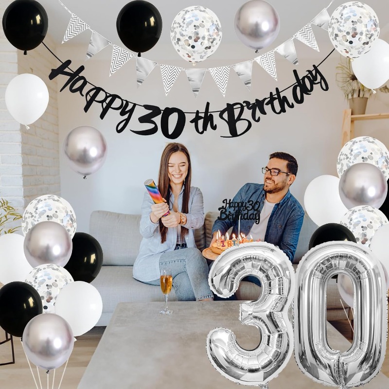 ブラック シルバー ホワイト 50 誕生日パーティーの装飾  - Kids Outdoor Merry Go Round のレビューと価格