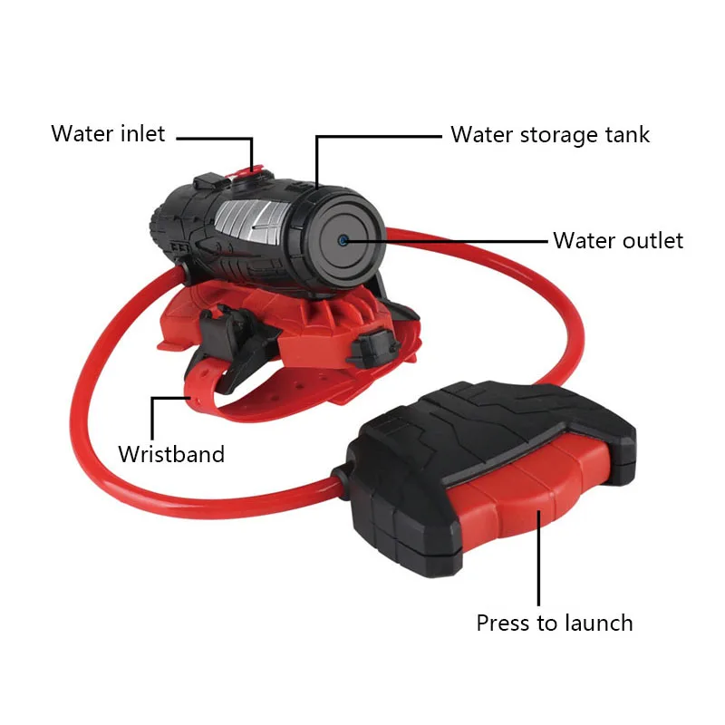 子供のための水鉄砲スパイダーランチャー,水鉄砲,手首の射撃, - Kids Outdoor Nature Toys のレビューと価格