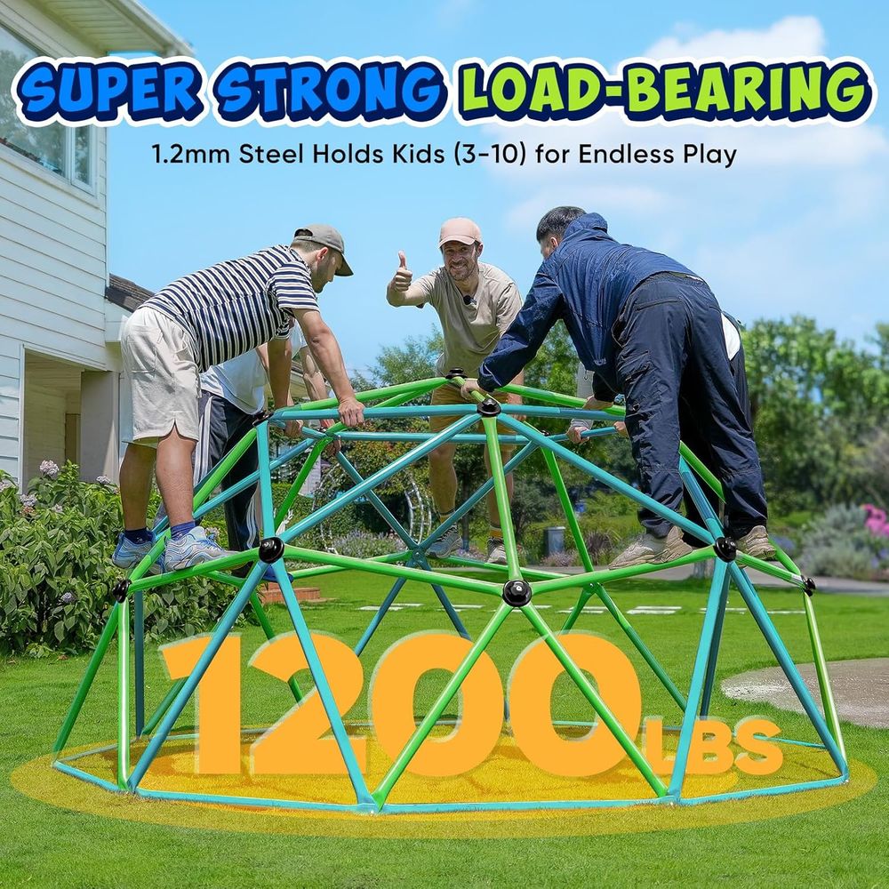 Zupapa10T ClimDome（ハンモック付き）、最大 - Kids Outdoor Dome Climber のレビューと価格