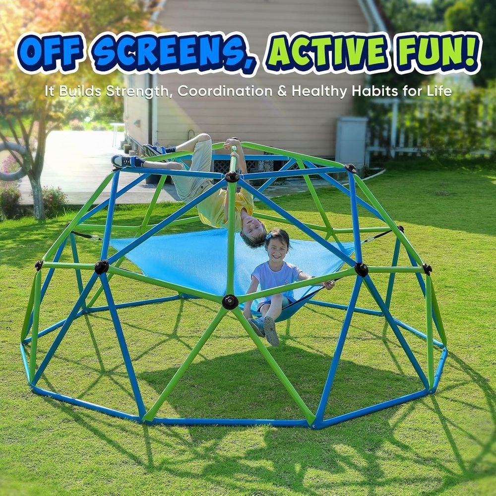 Zupapa10T ClimDome（ハンモック付き）、最大 - Kids Outdoor Dome Climber のレビューと価格