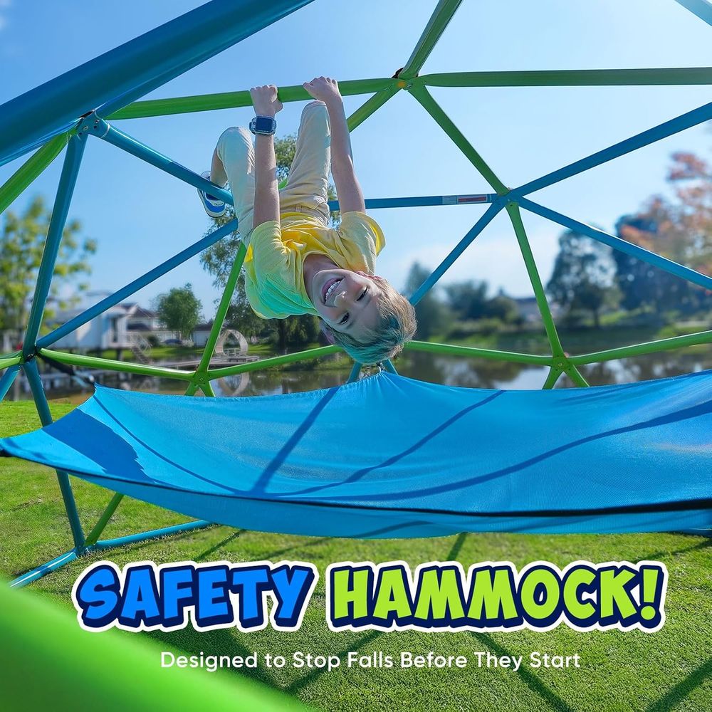 Zupapa10T ClimDome（ハンモック付き）、最大 - Kids Outdoor Dome Climber のレビューと価格