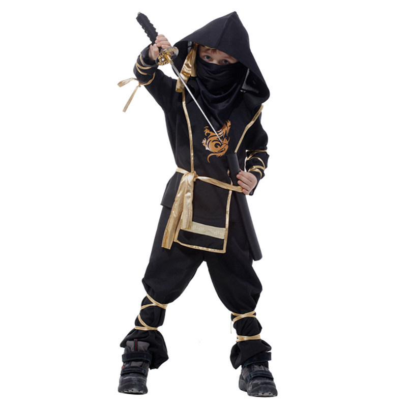 子供のための古代日本の衣装,ドラゴン忍者の衣装,戦士のコスプ - Kids Outdoor Ninja Equipment のレビューと価格