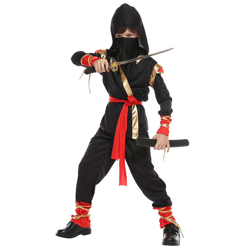 子供のための古代日本の衣装,ドラゴン忍者の衣装,戦士のコスプ - Kids Outdoor Ninja Equipment のレビューと価格