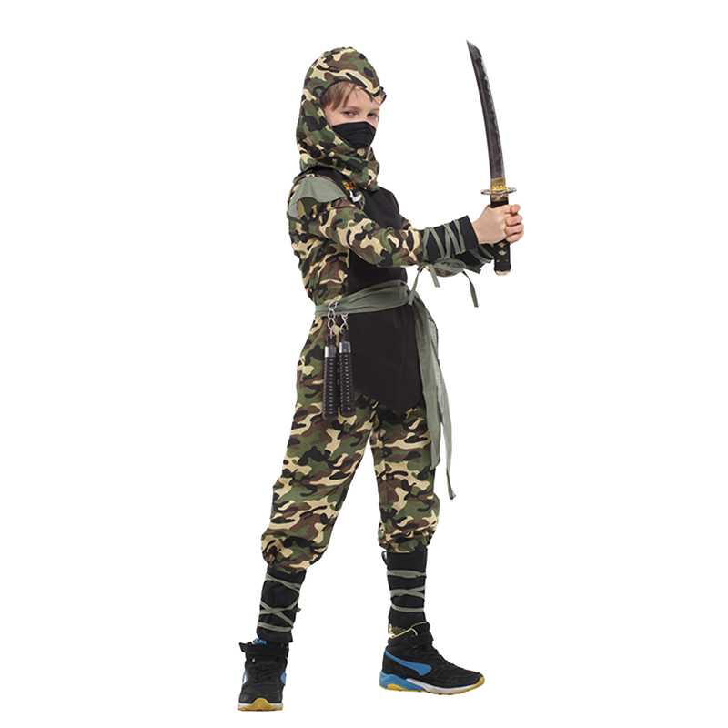 子供のための古代日本の衣装,ドラゴン忍者の衣装,戦士のコスプ - Kids Outdoor Ninja Equipment のレビューと価格