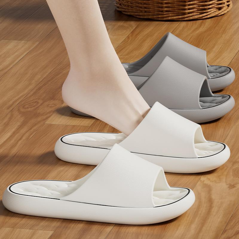 カップル用ライン柄スリッパ - 夏用滑り止め室内スライド、柔 - Kids Outdoor Shoes のレビューと価格